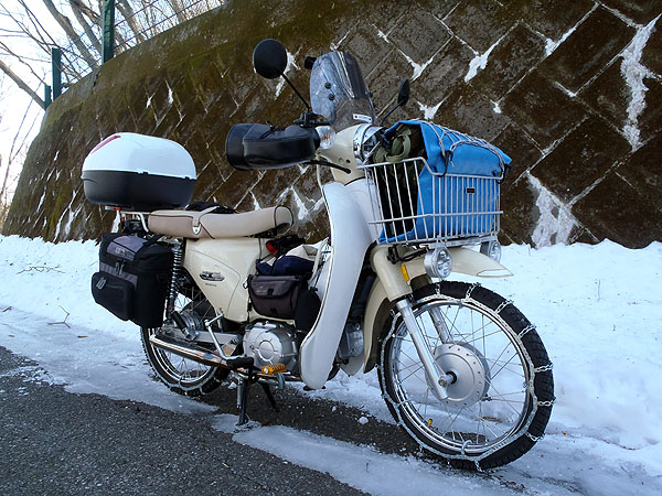 スーパーカブ冬仕様